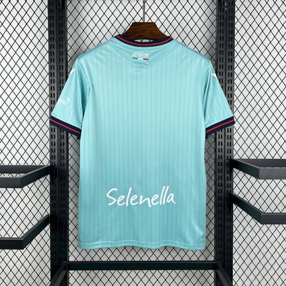 Camisola Bologna 2025-26 Alternativa Azul Versão Adepto