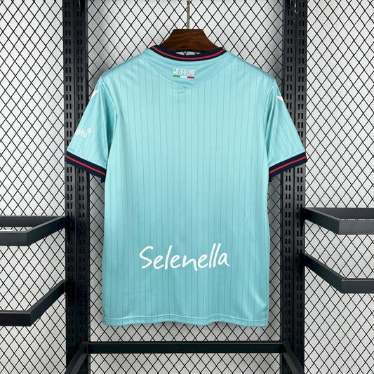 Camisola Bologna 2025-26 Alternativa Azul Versão Adepto