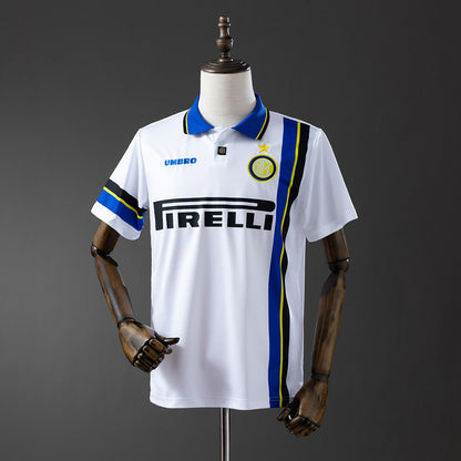 Camisola Inter Milão 1997-98 Alternativa Branca Versão Adepto