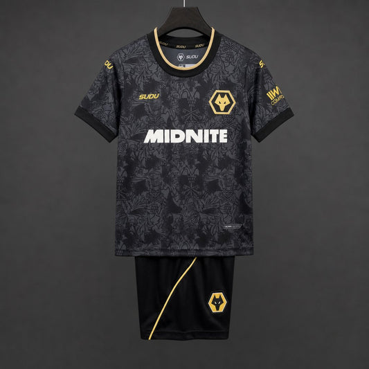 Kit Criança WOL 2026-27 Alternativo Preto