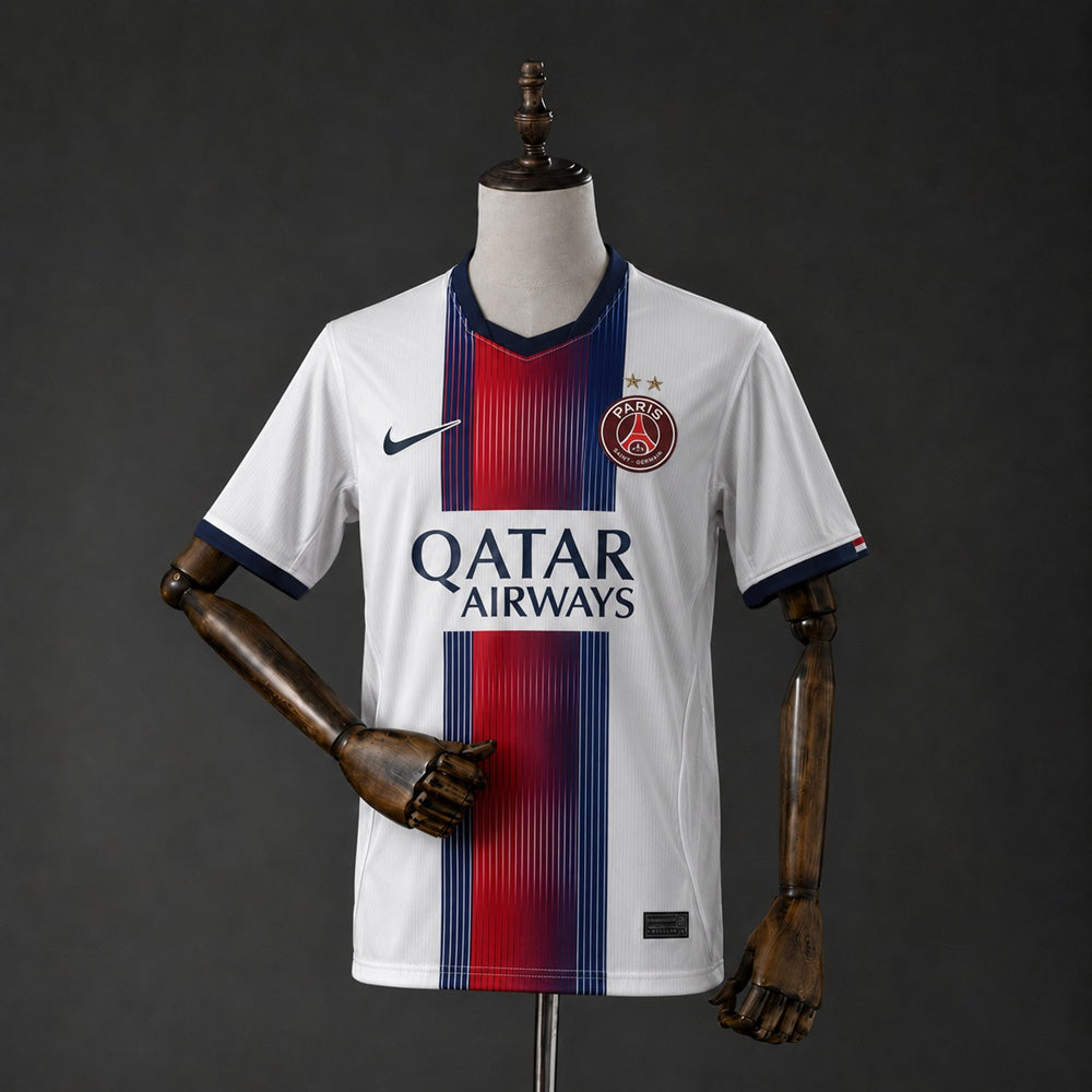 Camisola FC Paris Saint-Germain 2026-27 Alternativa Branca 2 Estrelas Versão Adepto