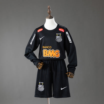Kit Criança Manga Comprida Santos FC 2012-13 Alternativo