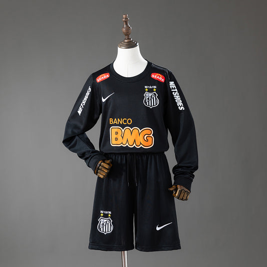 Kit Criança Manga Comprida Santos FC 2012-13 Alternativo