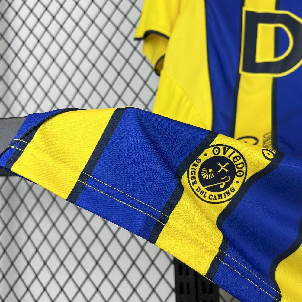 Camisola Real Oviedo 2025-26 Alternativa Amarela Versão Adepto