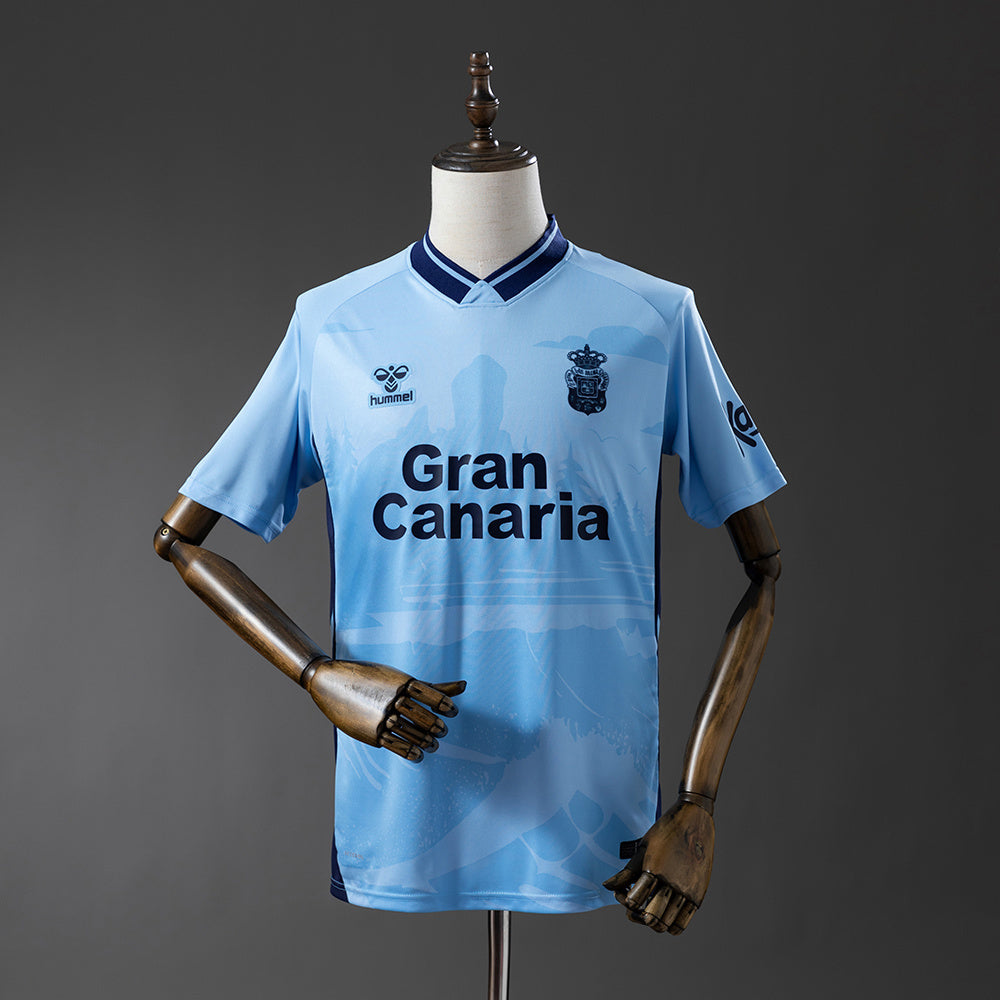 Camisola UD Las Palmas 2025-26 Alternativa Azul Versão Adepto