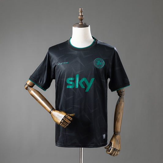 Camisola Irlanda 2026 Alternativa Preta Versão Adepto