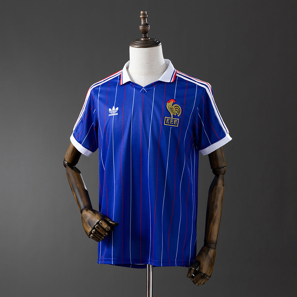 Camisola França 1982 Principal Versão Adepto