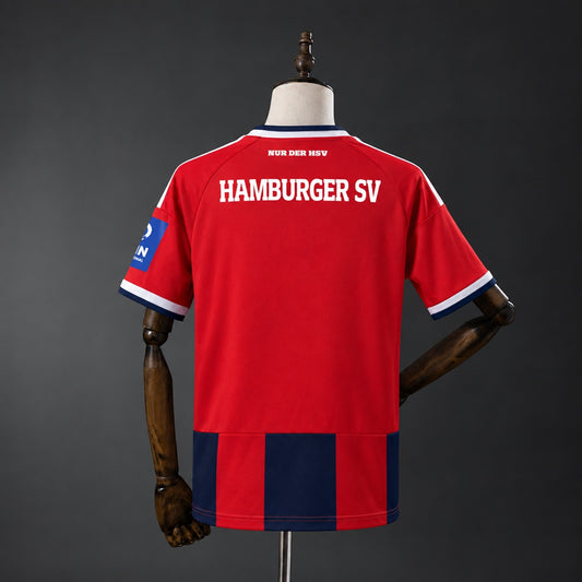 Camisola Hamburger SV 2026-27 Alternativa Vermelha Versão Adepto