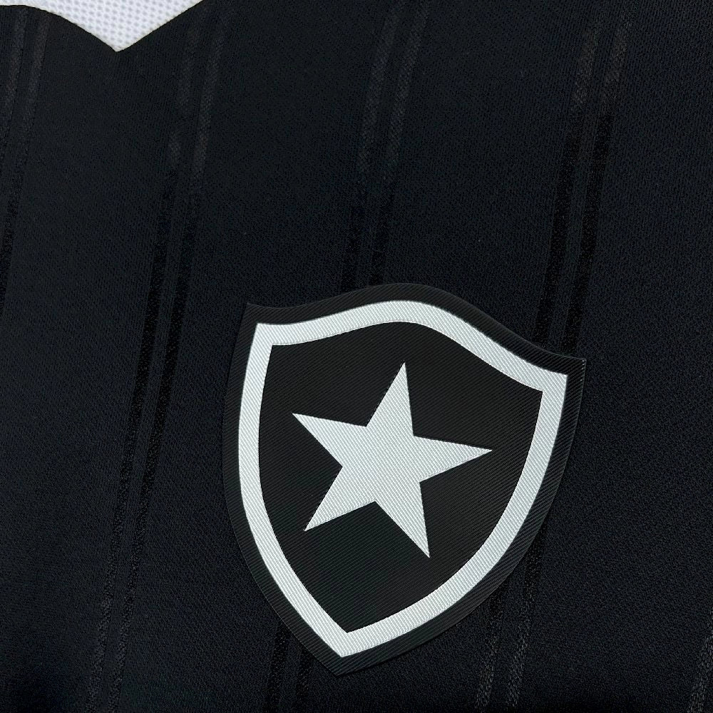 Camisola Manga Comprida Botafogo-RJ 2025-26 Alternativa Preta Versão Adepto