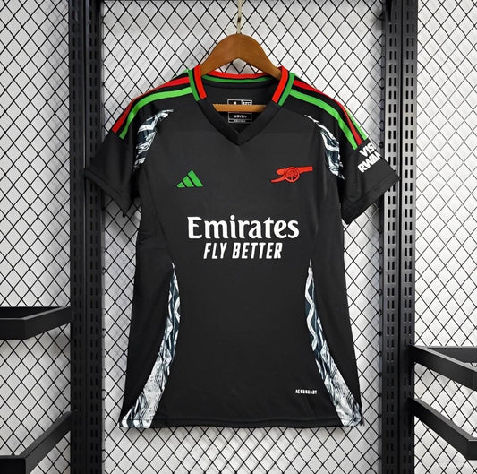 Camisola ARS 2024-25 Alternativa Preta Versão Mulher