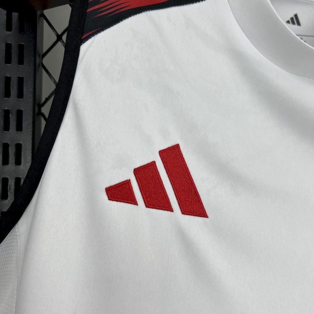 Manga Cava CR Flamengo 2025-26 Alternativa Branca