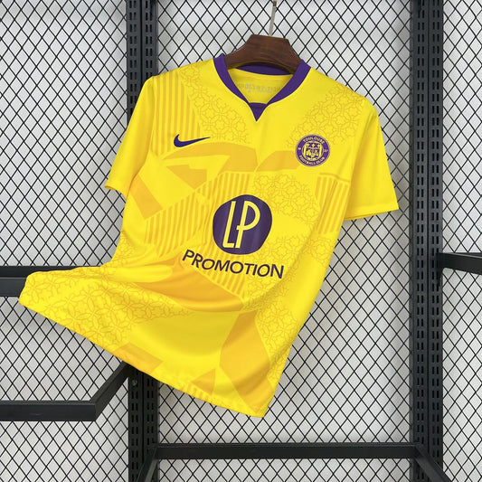 Camisola Toulouse 2024-25 Alternativa Amarela Versão Adepto