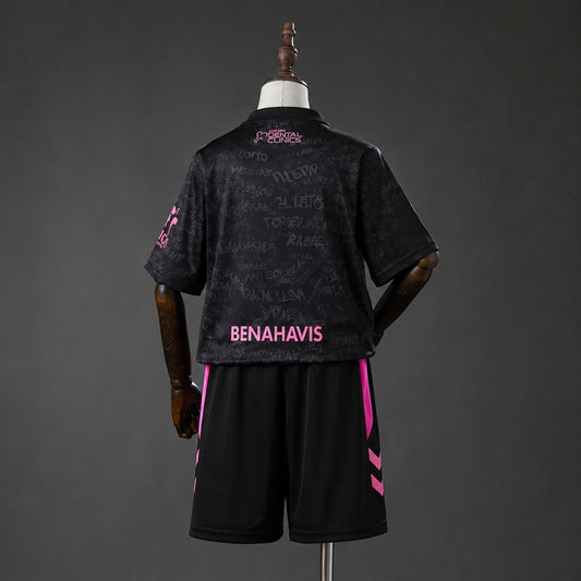 Kit Criança Malaga CF 2026-27 Alternativo Preto