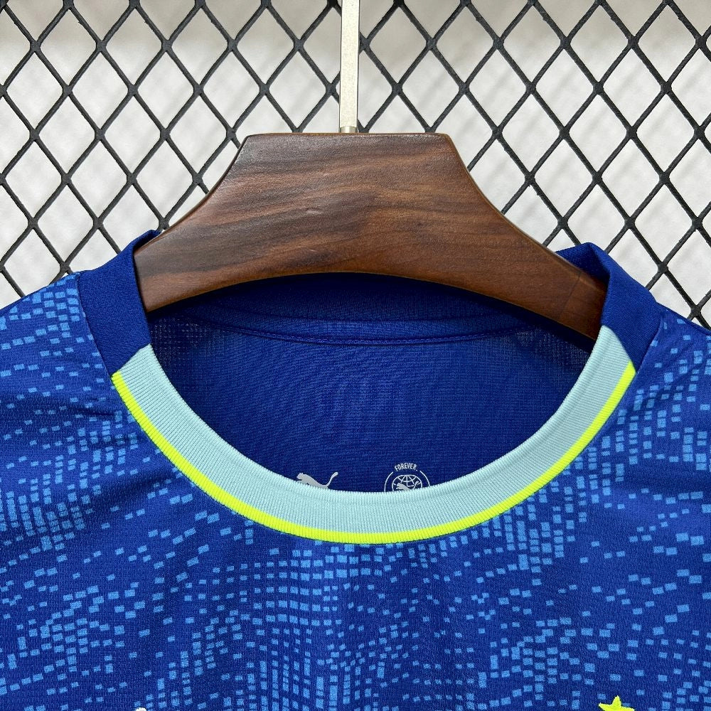 Camisola Olympique Marselha 2025-26 Alternativa Azul Clara Versão Adepto