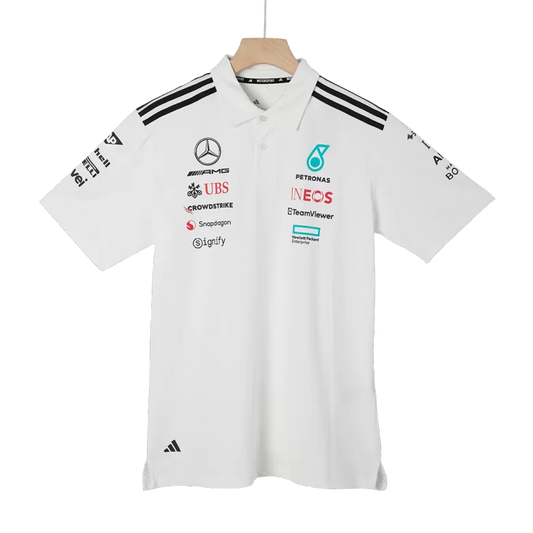 Polo F1 Mercedes 2025 Branco