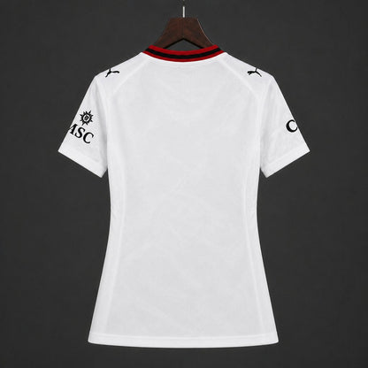 Camisola Ac Milan 2026-27 Alternativa Branca Versão Mulher