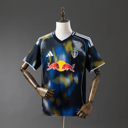 Camisola Leeds-U 2025-26 Alternativa Azul Escura Versão Adepto