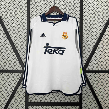 Camisola Manga Comprida Real Madrid 2000-01 Principal