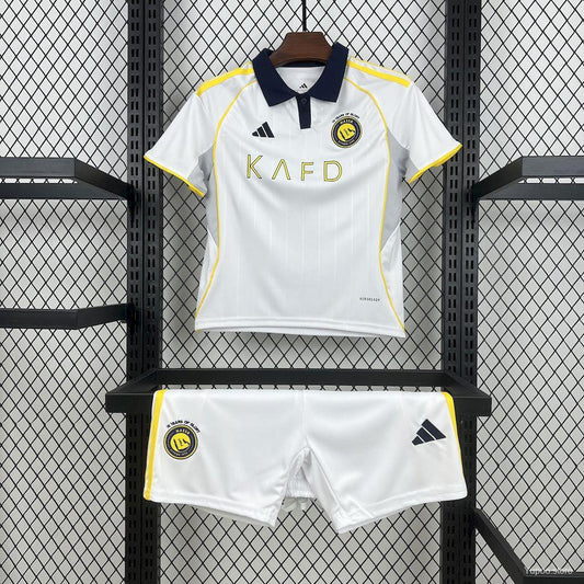 Kit Criança Al-Nassr FC 2025-26 Principal