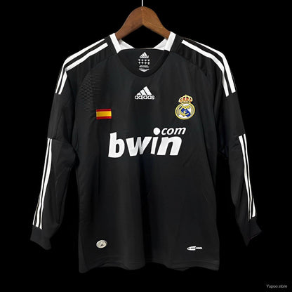 Camisola Manga Comprida Real Madrid 2008-09 Alternativa