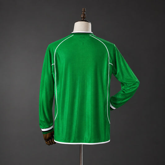 Camisola Manga Comprida Irlanda 2002 Principal Versão Adepto