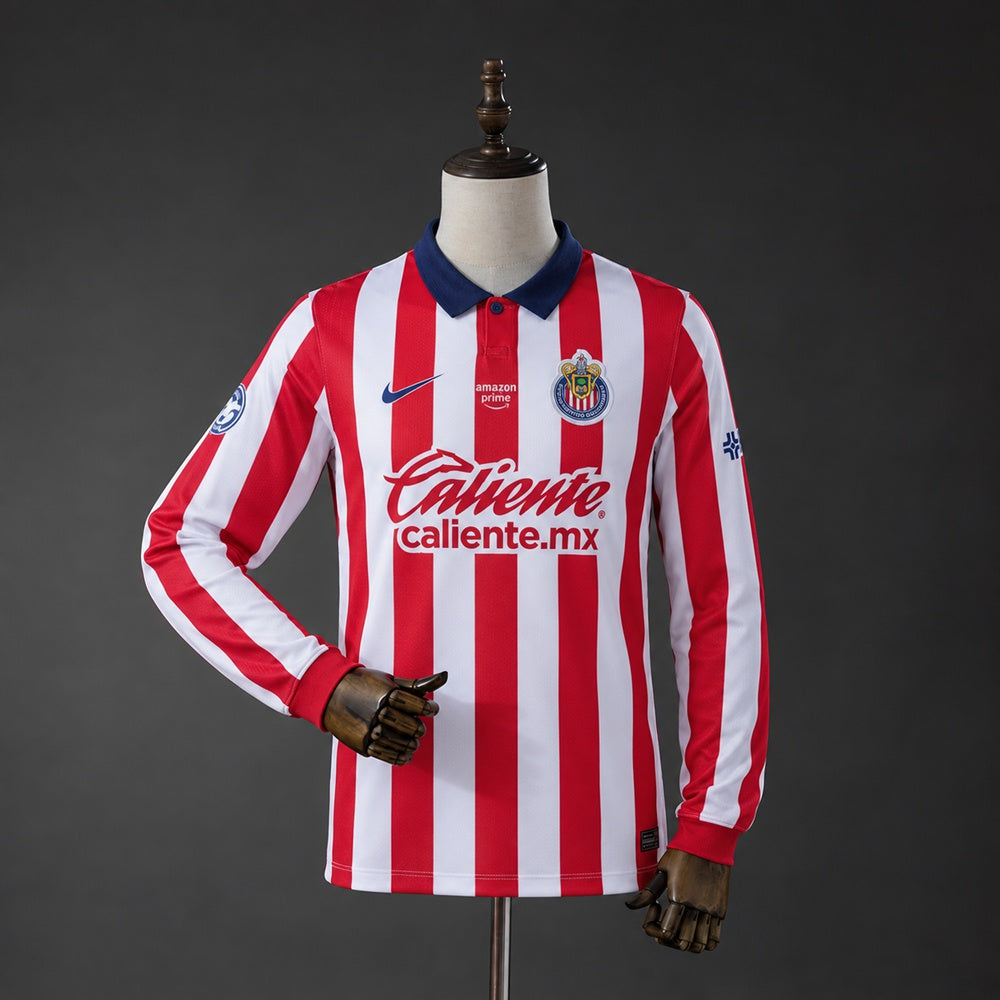 Camisola Manga Comprida CD Chivas 2026-27 Principal Versão Adepto