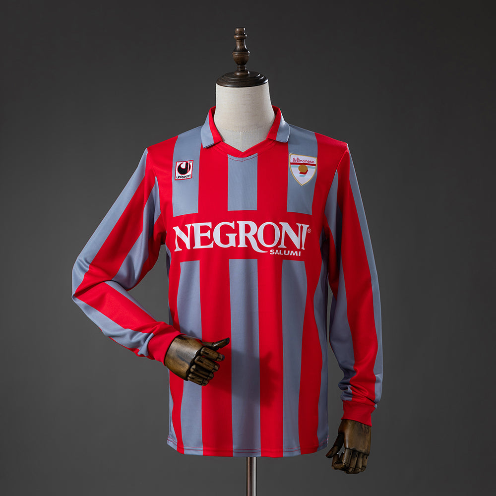Camisola Manga Comprida US Cremonese 1995-96 Principal Versão Adepto