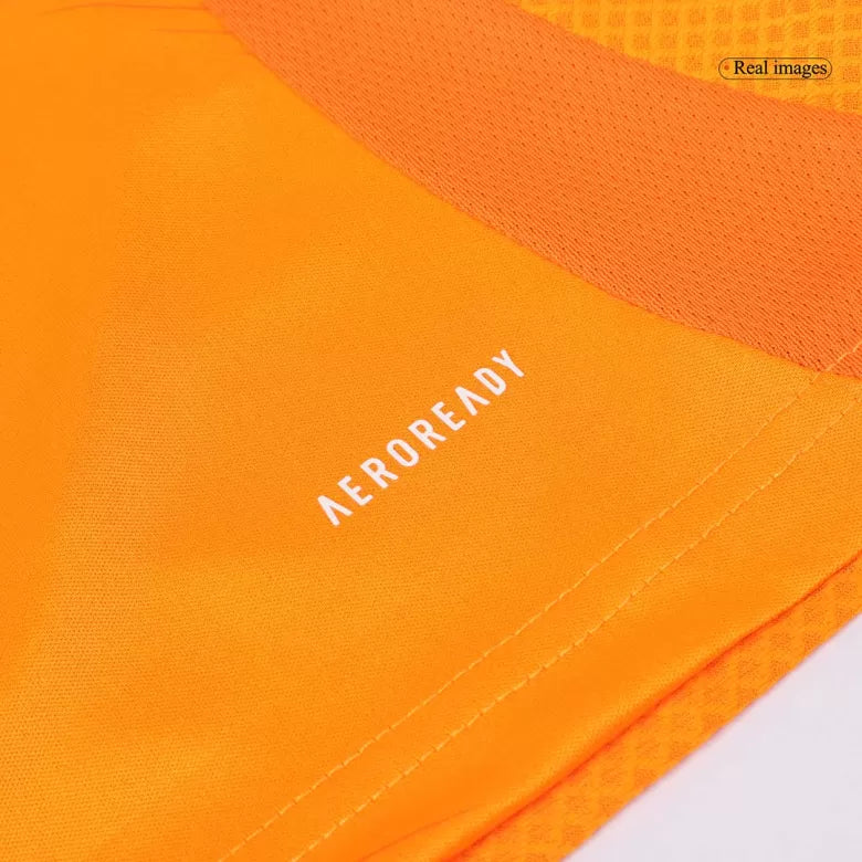 Camisola Manga Comprida Real Madrid CF  2024-25 Alternativa Laranja Versão Adepto