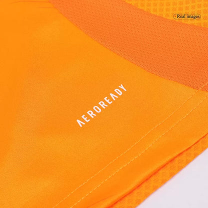 Camisola Manga Comprida Real Madrid CF  2024-25 Alternativa Laranja Versão Adepto