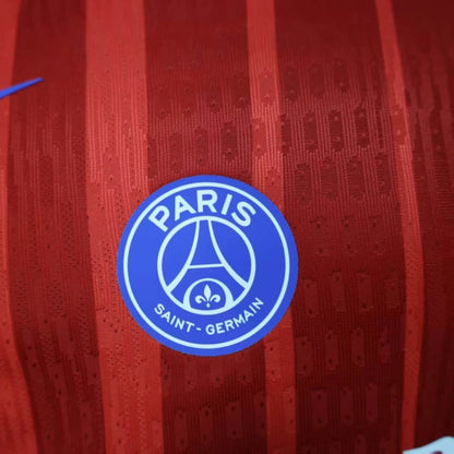 Camisola FC Paris Saint-Germain 2025-26 Alternativa Vermelha Versão Jogador