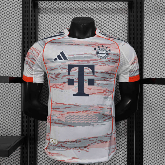 Camisola FC Bayern 2025-26 Alternativa Creme Versão Jogador