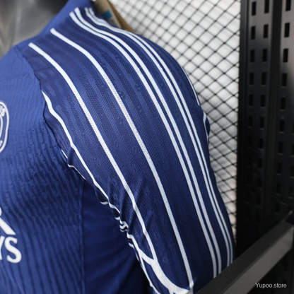 Camisola Manga Comprida FC Paris Saint-Germain 2024-25 Alternativa Azul Versão Jogador