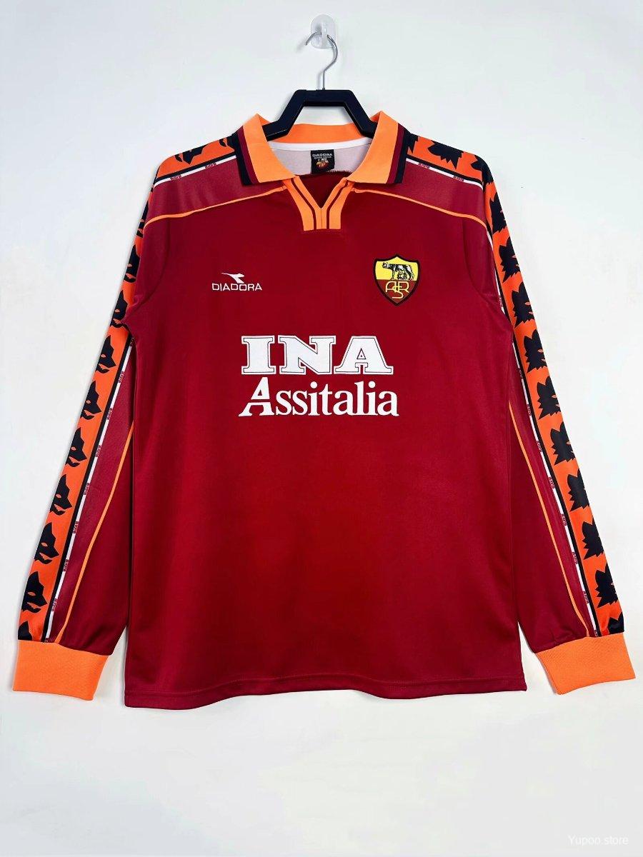 Camisola Manga Comprida AS Roma 1998-99 Principal