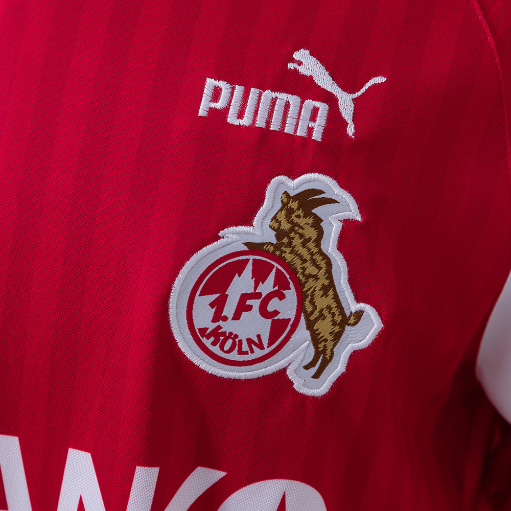 Camisola 1.FC Koln 1992-93 Alternativa Vermelha Versão Adepto