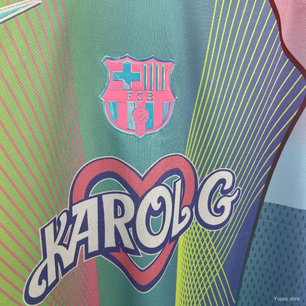 Camisola Barcelona FC 2025-26 Edição Karol G Versão Adepto