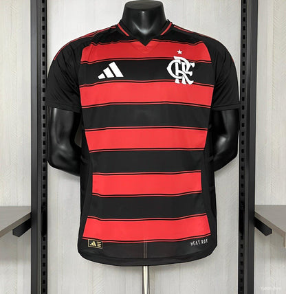 Camisola CR Flamengo 2025-26 Principal Lisa Versão Jogador