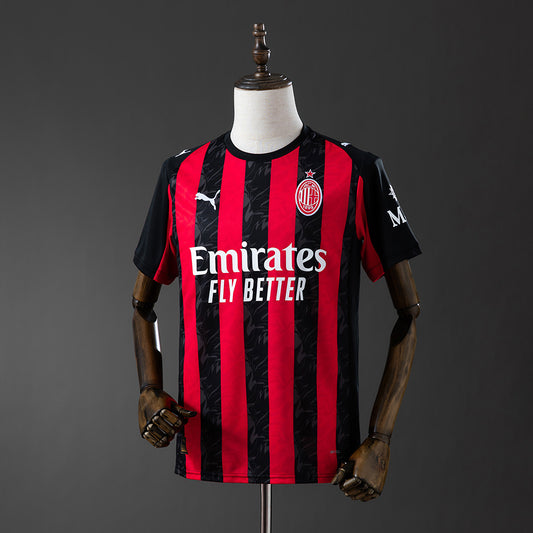 Camisola Ac Milan 2025-26 Principal Versão Adepto (Entrega Imediata)