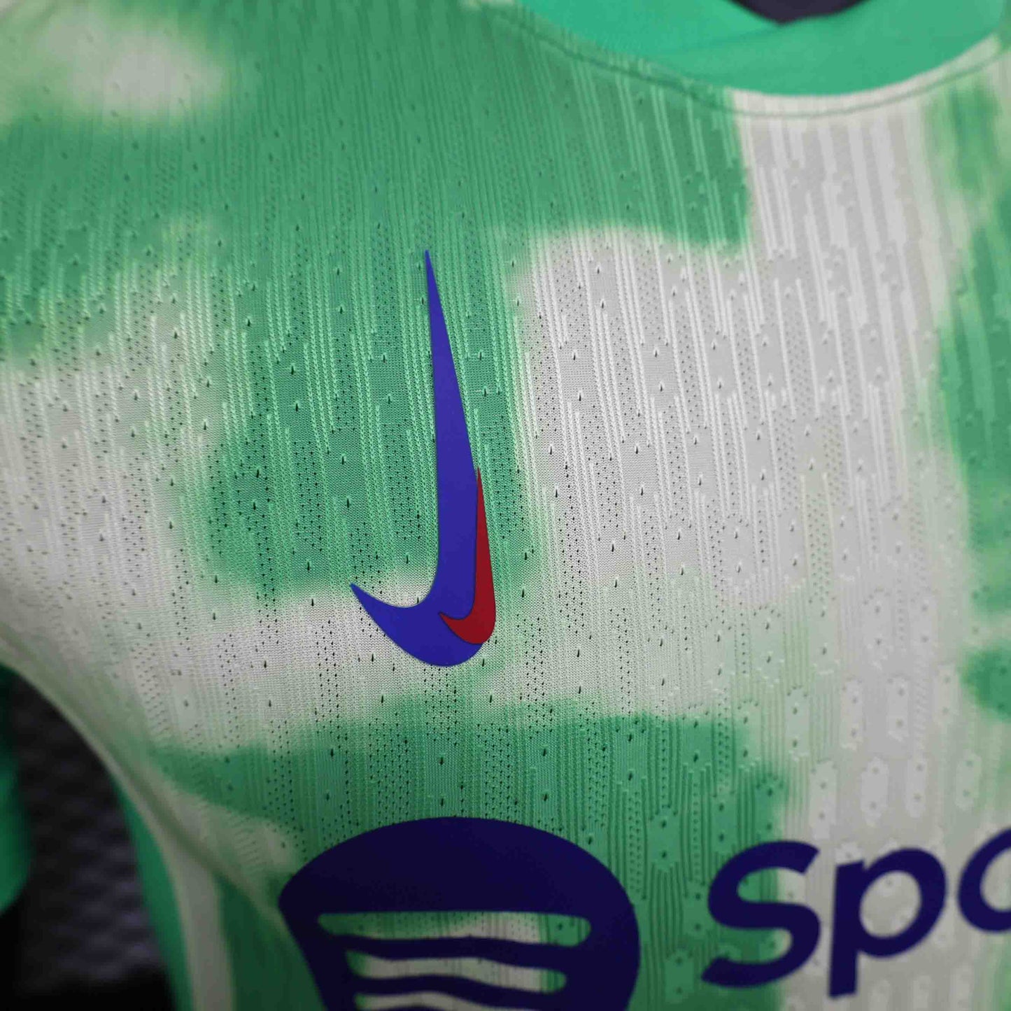 Camisola FC Barcelona 2024-25 Alternativa Verde Versão Jogador