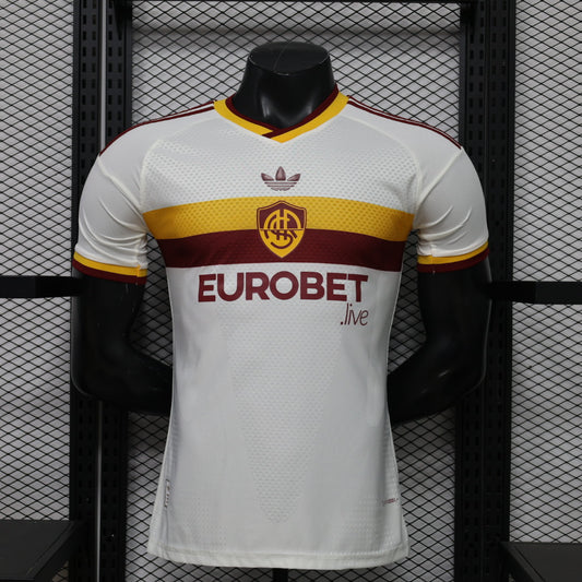 Camisola AS Roma 2026-27 Alternativa Branca Versão Jogador