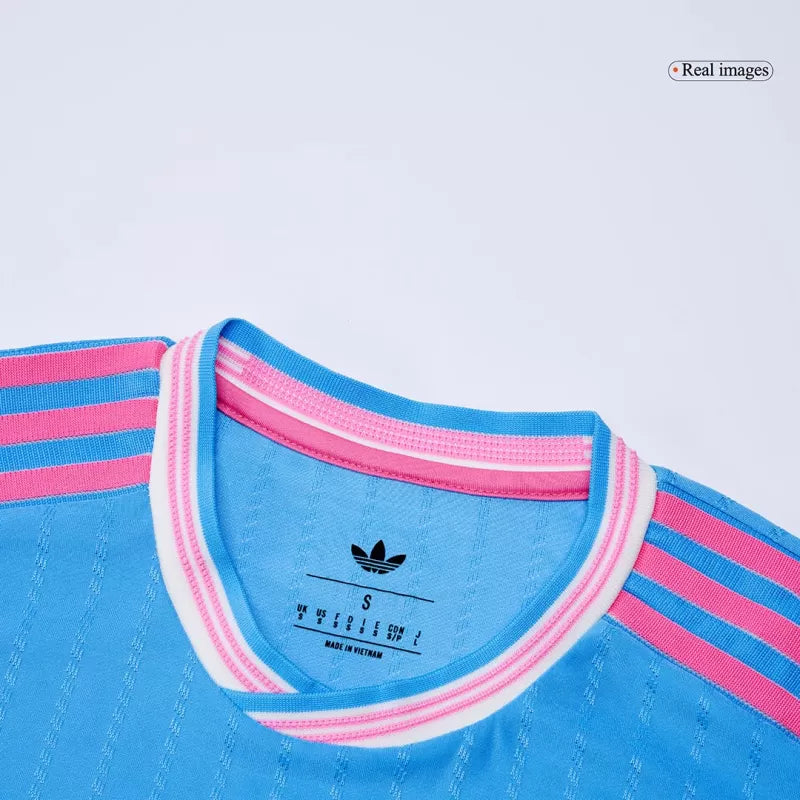 Camisola Inter Miami CF 2025-26 Alternativa Azul Versão Adepto
