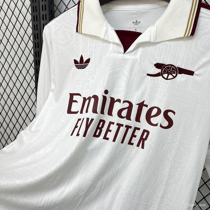 Camisola Manga Comprida ARS 2025-26 Alternativa Branca Versão Adepto