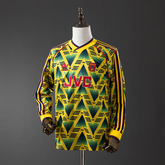 Camisola Manga Comprida ARS 1992-93 Alternativa Amarela Versão Adepto