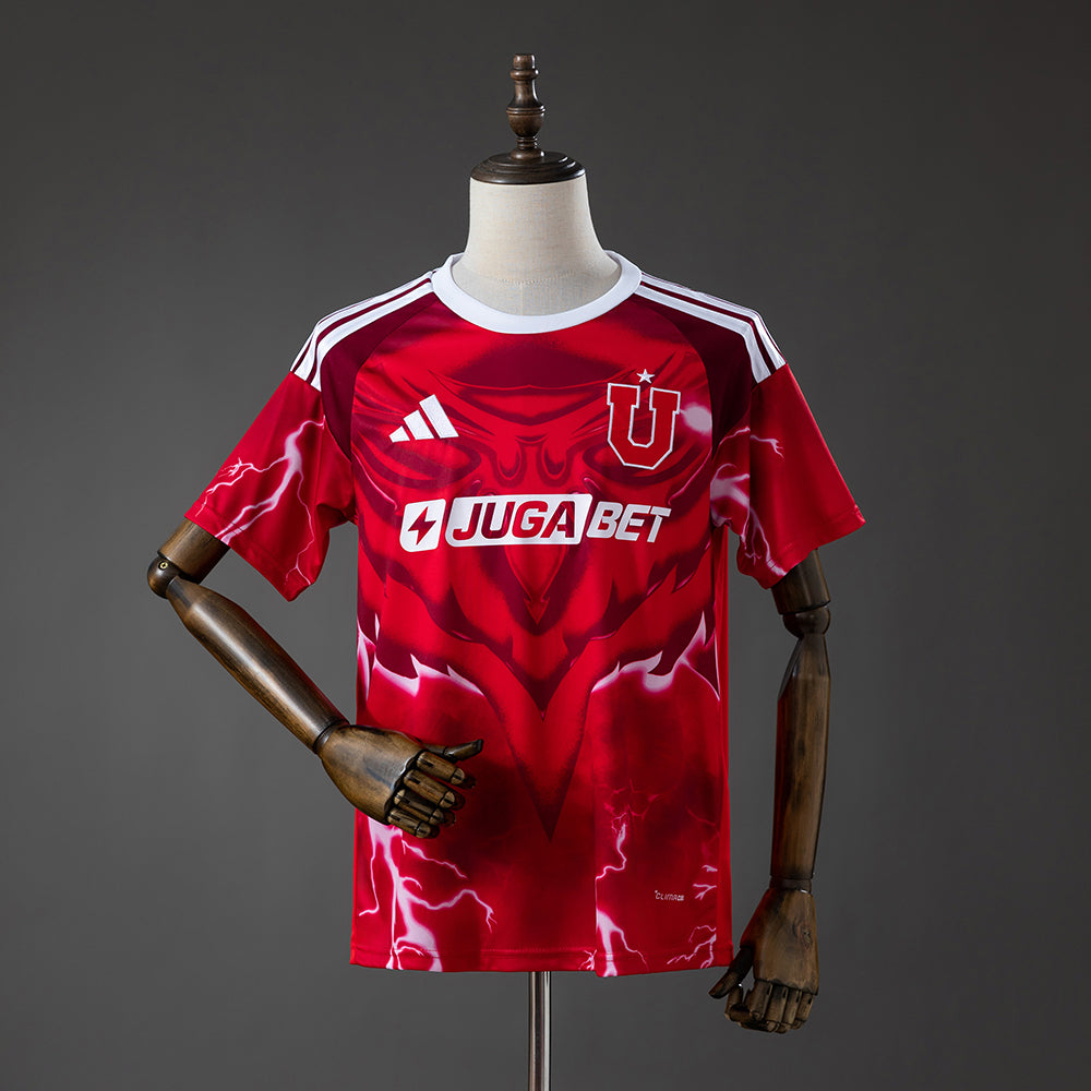Camisola CF Universidad de Chile 2026-27 Alternativa Vermelha Versão Adepto
