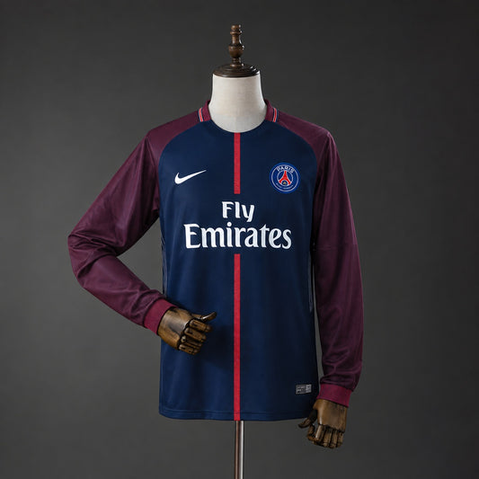 Camisola Manga Comprida FC Paris Saint-Germain 2017-18 Principal Versão Adepto