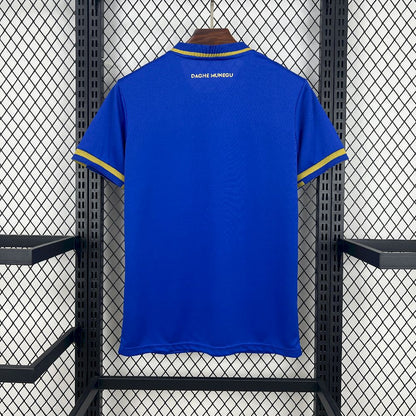 Camisola AS Monaco 2025-26 Alternativa Azul Versão Adepto