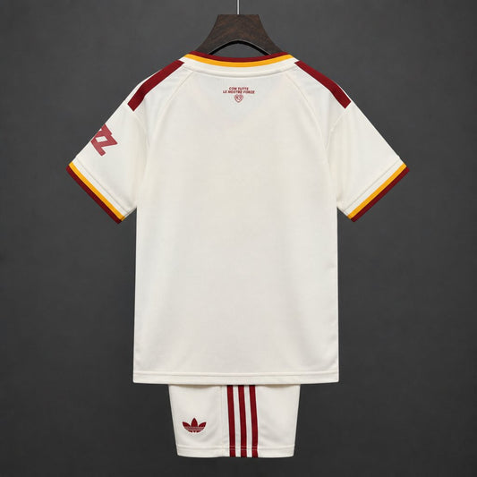 Kit Criança AS Roma 2026-27 Alternativo Branco