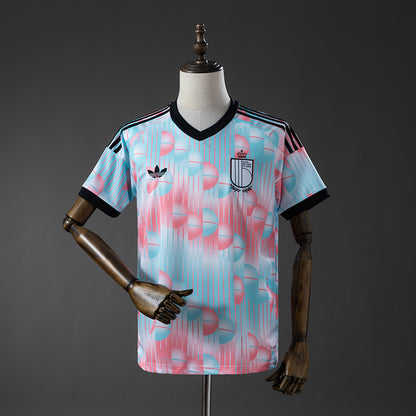 Camisola Belgica 2026 Alternativa Azul Versão Adepto