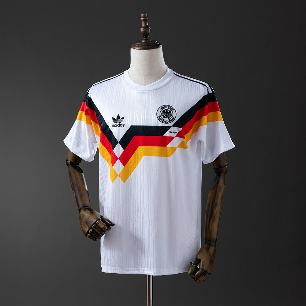 Camisola Alemanha 1990 Principal Versão Adepto