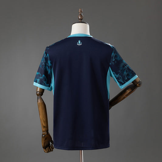 Camisola Olympique Marselha 2026-27 Alternativa Azul Versão Adepto