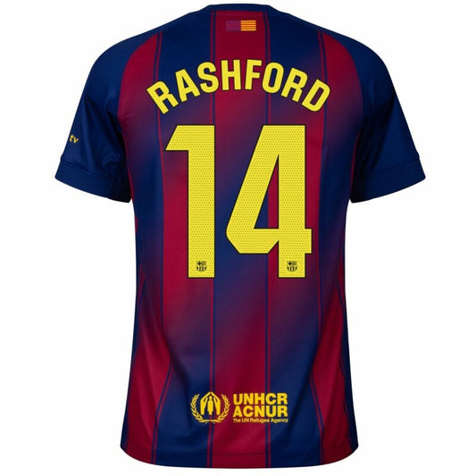 Camisola FC Barcelona 2025-26 Principal Versão Adepto RASHFORD #14